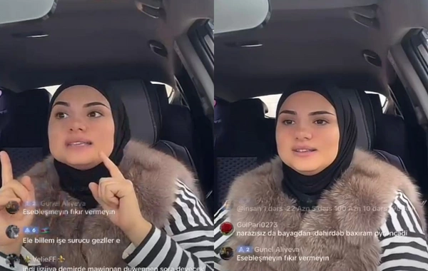 Sürücülük təlimi verən şəxs dərs zamanı “TikTok”da canlı yayım açıb: Qəza olsa, günahkar kimdir? - FOTO/VİDEO